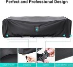 Heavy Duty Waterproof Patio Furniture Covers 128"×82.6