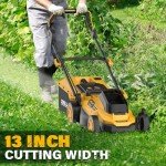 ZEGJAW 20V Cordless Electric Lawn Mower