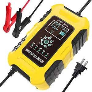 Foxsur 10-Amp Multi-Stage Car Battery Charger