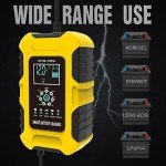 Foxsur 10-Amp Multi-Stage Car Battery Charger