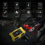 Foxsur 10-Amp Multi-Stage Car Battery Charger
