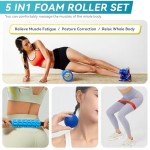 5-in-1 Foam Roller Set for Deep Tissue Relief