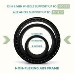 UpCircleSeven Yoga Wheel Set for Back Pain Relief