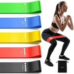 Versatile Elastic Resistance Bands for Gym and Therapy
