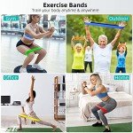 Versatile Elastic Resistance Bands for Gym and Therapy
