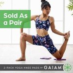 Gaiam Yoga Knee Pads - Cushions for Fitness & Travel
