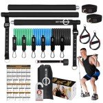 Adjustable Pilates Bar Kit with Resistance Bands