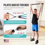 Adjustable Pilates Bar Kit with Resistance Bands