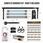 Adjustable Pilates Bar Kit with Resistance Bands
