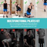 Adjustable Pilates Bar Kit with Resistance Bands