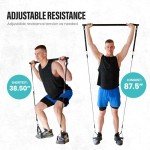 Adjustable Pilates Bar Kit with Resistance Bands