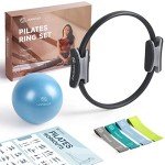 LIONSCOOL Black Pilates Ring Set for Men