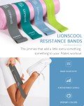 LIONSCOOL Black Pilates Ring Set for Men