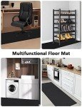 Non-Slip 6' x 2' Exercise Mat for Gym
