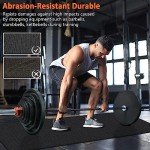 Non-Slip 6' x 2' Exercise Mat for Gym