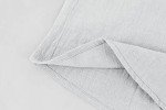 Men’s 3/4 Sleeve Lightweight Cotton-Linen Henley - White