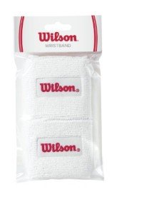 Wilson White Wristbands for Men