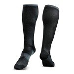 Men's Black Hockey Base Layer Socks - Large