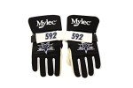 Men's Hockey Gloves with Velcro Strap - Black