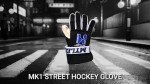 Men's Hockey Gloves with Velcro Strap - Black
