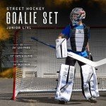 Franklin Sports Youth Street Hockey Goalie Pads Set