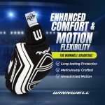 Winnwell Breathable Goalie Elbow Pads with Straps