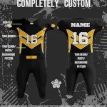 Customizable Loose Fit American Flag Jersey & Pants