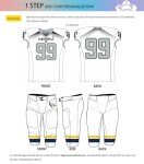 Customizable Loose Fit American Flag Jersey & Pants