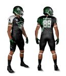 Customizable American Flag Football Jersey for Men