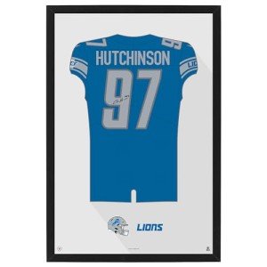 Detroit Lions Aidan Hutchinson Framed Wall Art