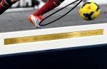 Autographed Messi Ronaldo Soccer Photo Frame 12x8