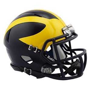Michigan Wolverines Speed Mini Football Helmet