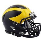Michigan Wolverines Speed Mini Football Helmet