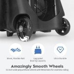 Double Wheel Bowling Bag for Two Balls