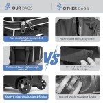 Double Wheel Bowling Bag for Two Balls