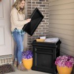 Large Weather Resistant Parcel Delivery Box for Outdoors