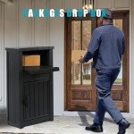 Secure Outdoor Package Delivery Box with Lock