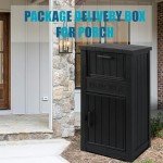 Secure Outdoor Package Delivery Box with Lock