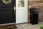 Black Elephantrunk Parcel Drop Box by Architectural Mailboxes