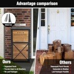 MEDEHOO Outdoor Parcel Drop Box with Lock