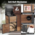 MEDEHOO Outdoor Parcel Drop Box with Lock