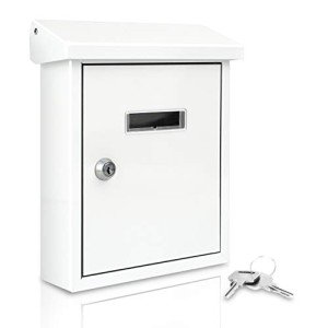 SereneLife Weatherproof Wall Mount Mailbox - Large Capacity