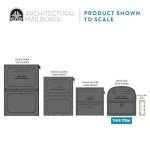 Black Oasis 360 Extra Large Locking Mailbox