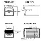 Black Oasis 360 Extra Large Locking Mailbox