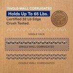 Medium Corrugated Cardboard Moving Boxes 10-Pack