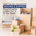 Medium Corrugated Cardboard Moving Boxes 10-Pack