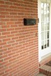 Stylish Wall-Mount Galvanized Steel Mailbox in Black
