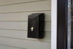 City Classic Black Steel Wall Mount Mailbox