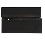 Stylish Wall-Mount Galvanized Steel Mailbox in Black