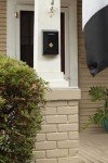 City Classic Black Steel Wall Mount Mailbox